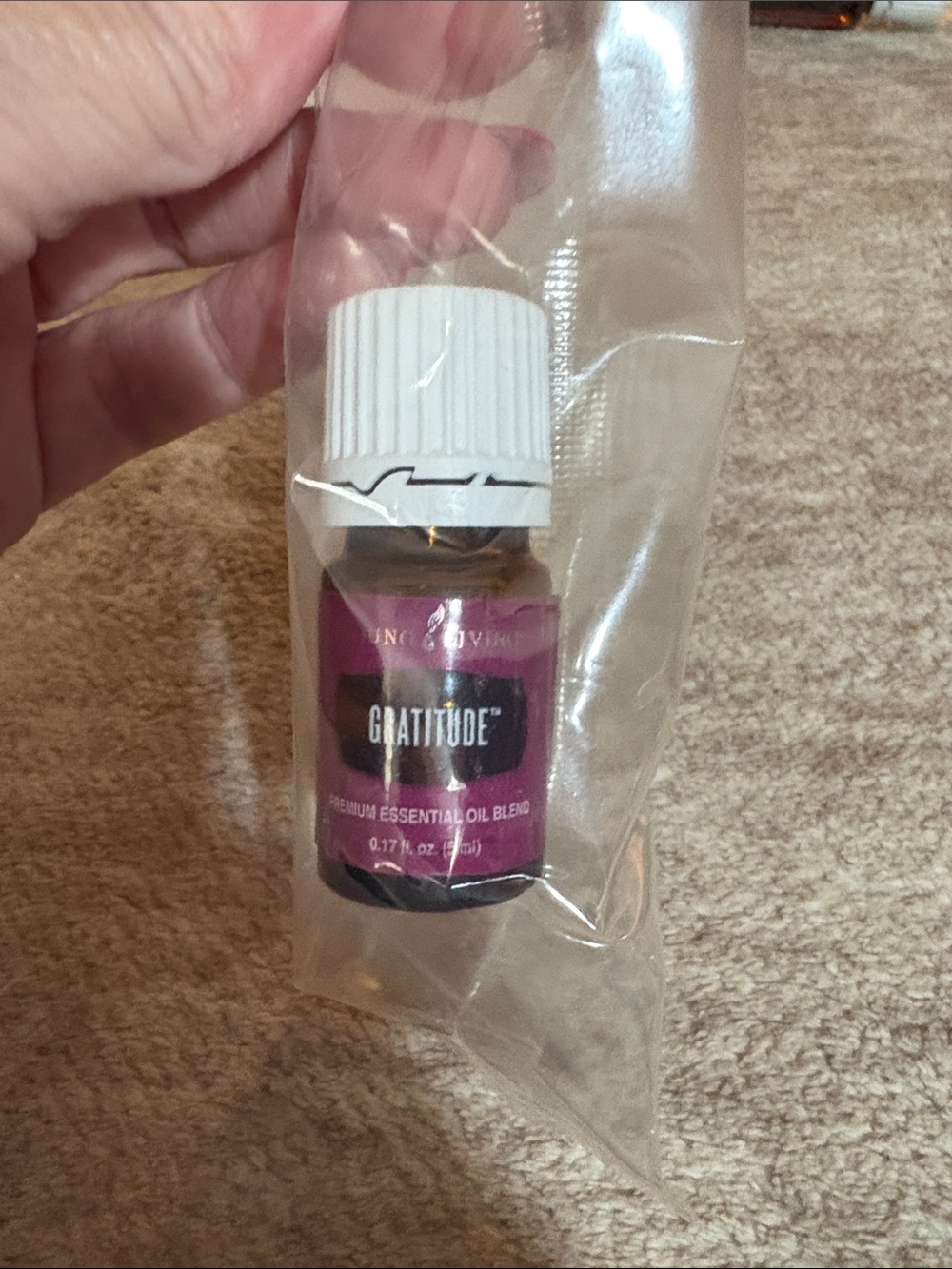 Young Living Gratitude Essential Oil Blend - Purple and White